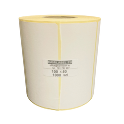 Thermodirektetiketten 100x50 mm – 1000 Stk., Kern Ø40