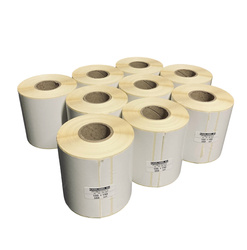 Thermoetiketten 100x150 mm, 350 Stück, 9 Rollen