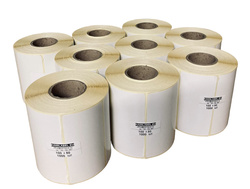 Thermodirektetiketten 100x50 mm – 1000 Stk., 9 Rollen, Kern Ø40