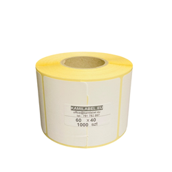 THERMOETIKETTEN 60x40 – 1000 Stk., Kern 40