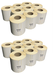 Thermoetiketten 100x150 mm, 18 Rollen à 350 Stück