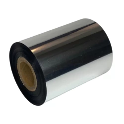 Wachs-Harz-Thermotransferband 85 mm x 300 m – OUT (Außenwicklung)