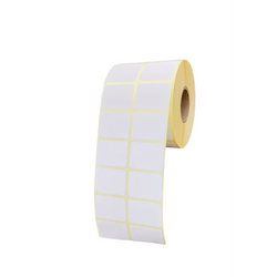 Thermotransferetiketten 40x25, 2-reihig, 1000 Stück, Ø40