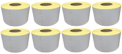 Thermoetiketten 100x150 mm – 8 Rollen x 1000 Stück, Kern 76