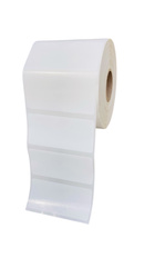 Folieetiketten 95 x 44 mm, 1500 Stück, Rolle mit 40 mm Kern (Fi 40)