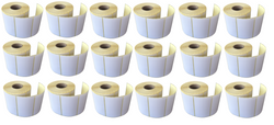 Thermoetiketten 100x40 mm – 18 Rollen x 1000 Stück
