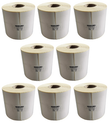 Thermoetiketten 100x150 mm, 8 Rollen à 500 Stück